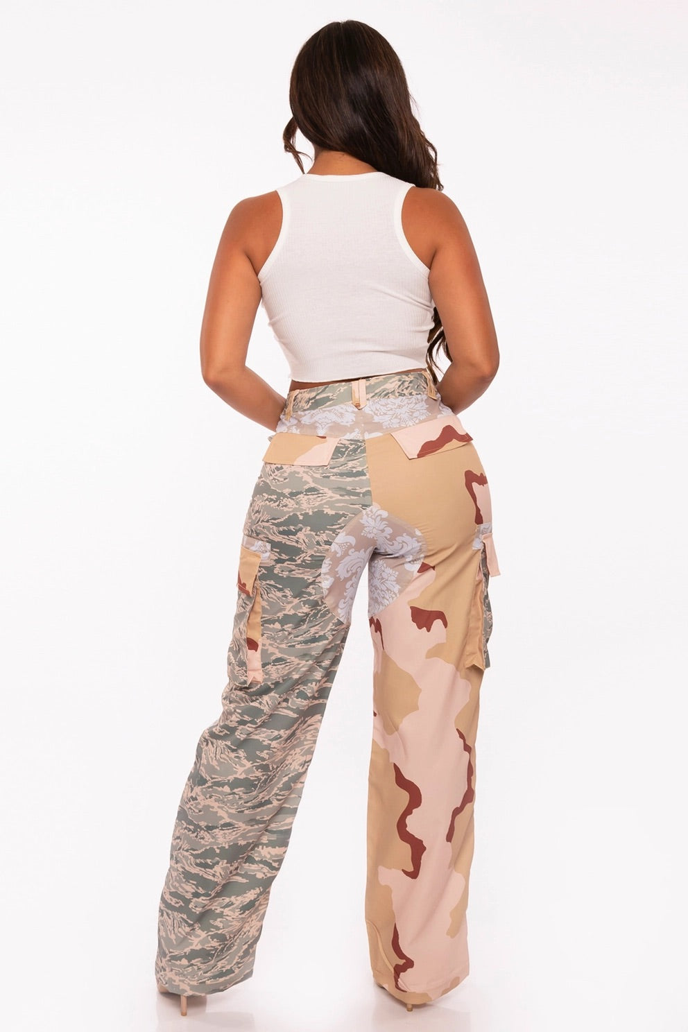 Gigi | Camo Cargo Pants