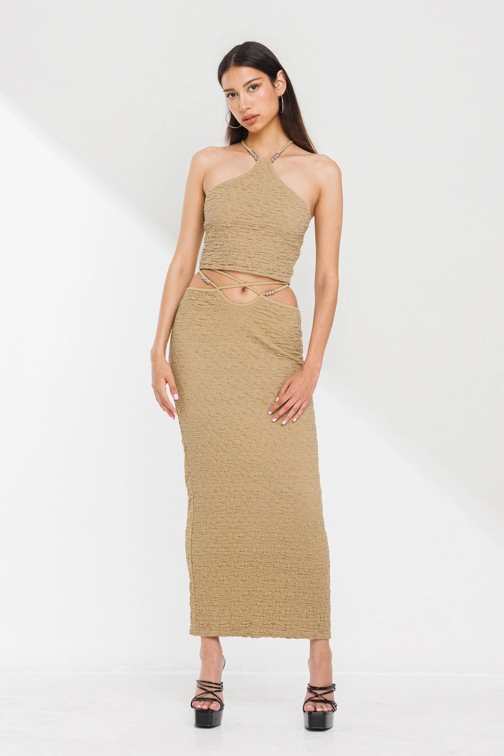 Santorini | Halter Skirt Set