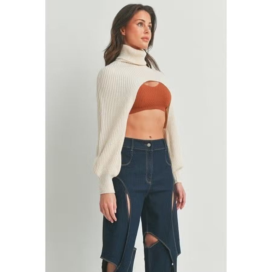 Bryn | Cropped Turtleneck Sweater