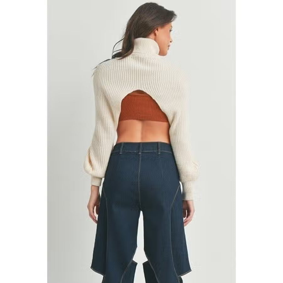 Bryn | Cropped Turtleneck Sweater