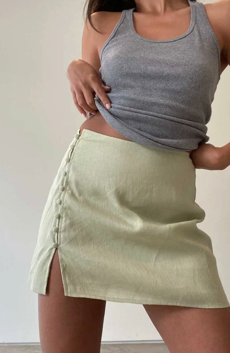 Aire | Linen Mini Skirt